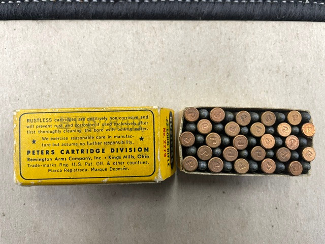 Used Vintage Collectible Peters Rustless 22lr -- 50rds