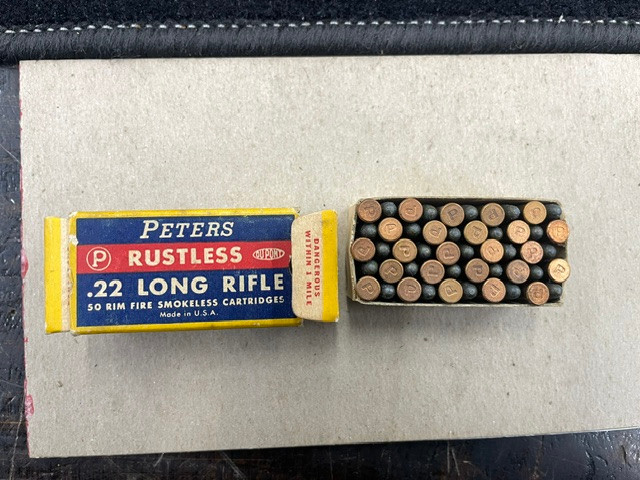 Used Vintage Collectible Peters Rustless 22lr -- 50rds
