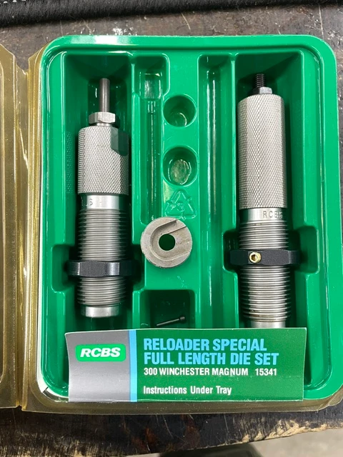 Used RCBS Reloader Special Full Length Die Set - 300 Win Mag #15341