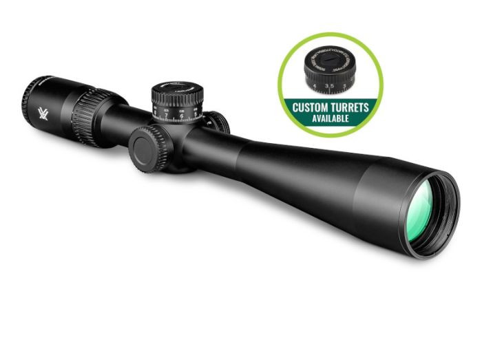 About The Product
When success rides on the perfect shot, rely on the exceptional versatility and optical performance of Viper® HD. From predators to big game, river bottoms to the Rockies, there’s a field-proven configuration for every hunting application. Ultra-rugged. Remarkably adaptable. Each member of the Viper® HD family delivers outstanding image clarity, resolution, and sharpness to ensure your target comes into view with sharp detail. Viper® HD also boasts enhanced features for unmatched accuracy at extended ranges while also excelling in the low light of dawn and dusk when game is most active.

Specifications
Magnification	5-25x
Objective Lens Diameter	50 mm
Focal Plane	First Focal Plane
Eye Relief	3.4"
Field of View (@ 100 yards)	23.6' - 4.7'
Turret Style	Elevation: Exposed Locking, Windage: Capped
Tube Size	30 mm
Adjustment Graduation	0.1 MRAD
Travel Per Rotation	10 MRAD
Max Elevation Adjustment	20 MRAD
Total Elevation Adjustment w/ Zero System	18.9 MRAD
Max Windage Adjustment	12.4 MRAD
Parallax Setting	20 yds. - ∞
Length	15.2"
Weight	25.0 oz
Features
HD Optical System	Optimized with select glass elements to deliver exceptional resolution, cut chromatic aberration and provide outstanding color fidelity, edge-to-edge sharpness, and light transmission.
Fully Multi-Coated Lenses	
Anti-reflective coatings on all air-to-glass surfaces provide increased light transmission for greater clarity and low-light performance.
Exposed Locking Elevation Turret	Integrated locking mechanism prevents accidental adjustments. Elevation turret provides fast, accurate, easily read elevation adjustments.
First Focal Plane Reticle	A first focal plane reticle is located within the riflescope near the windage and elevation turrets. The scale of reticle remains in proportion to the zoomed image. Consistent subtensions allow accurate holdover and ranging at all magnifications. The reticle's size will appear larger at high magnifications and smaller at low magnification.
RevStop® Zero System	Patented streamlined design offers an easy to set, reliable return to zero after turret adjustments.
Illuminated Reticle	Provides precise aiming under low-light conditions.
Single-Piece Tube	Maximizes alignment for improved accuracy and optimum visual performance, as well as ensures strength and waterproofness.
Aircraft Grade Aluminum	Constructed from a solid block of aircraft-grade aluminum for strength and rigidity.
ArmorTek®	Ultra-hard exterior lens coatings defend against scratches, oil, and dirt.
Low-Glare Matte Black Anodize	Corrosion and wear resistant anodization provides low-glare matte surface and helps camouflage the shooter's position.
Argon Gas Purged	Gas purged and O-ring sealed for superior fogproof and waterproof performance in the most extreme conditions.
Waterproof	Designed to withstand harsh weather conditions.
Shockproof	
Designed to withstand the highest levels of recoil and impact.
Fogproof	
Designed to withstand a wide range of temperatures.
