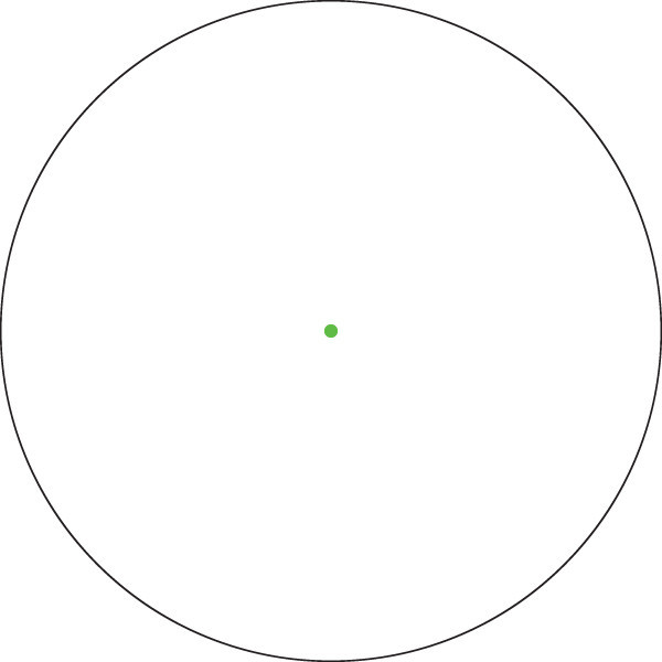 Vortex Crossfire II Solar Green Dot 2 MOA Dot