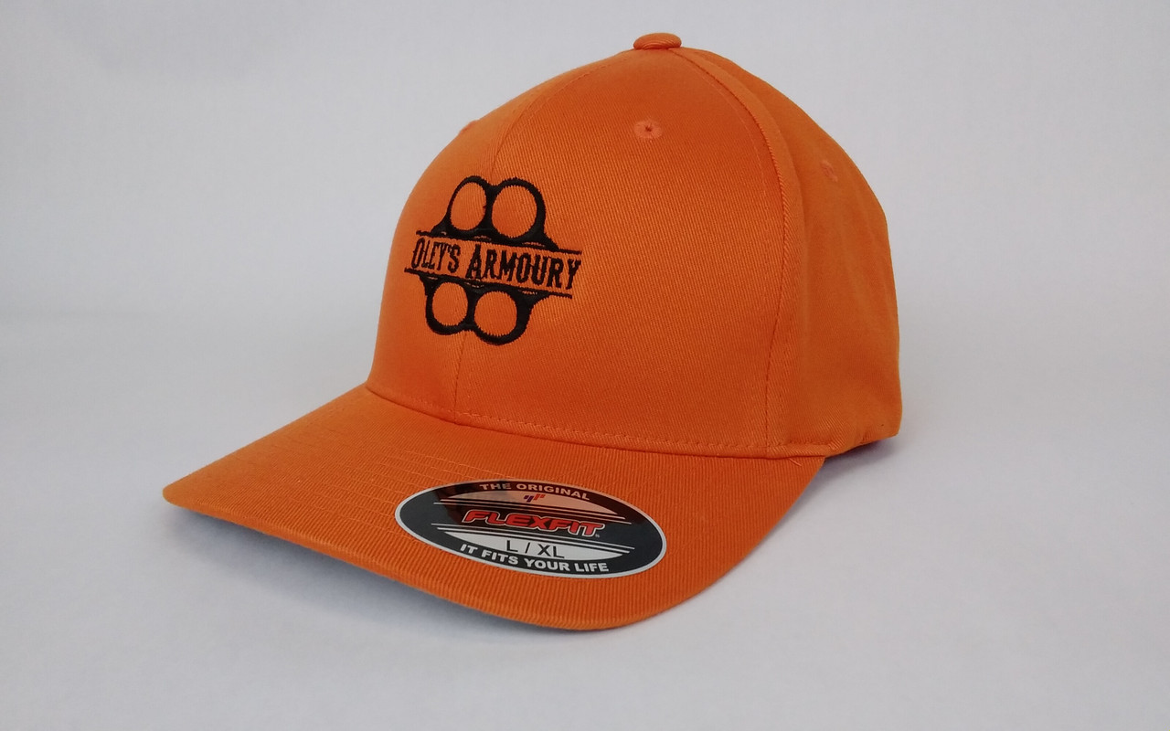 Oley's Armoury Orange Flex Fit Hat - Sm/M