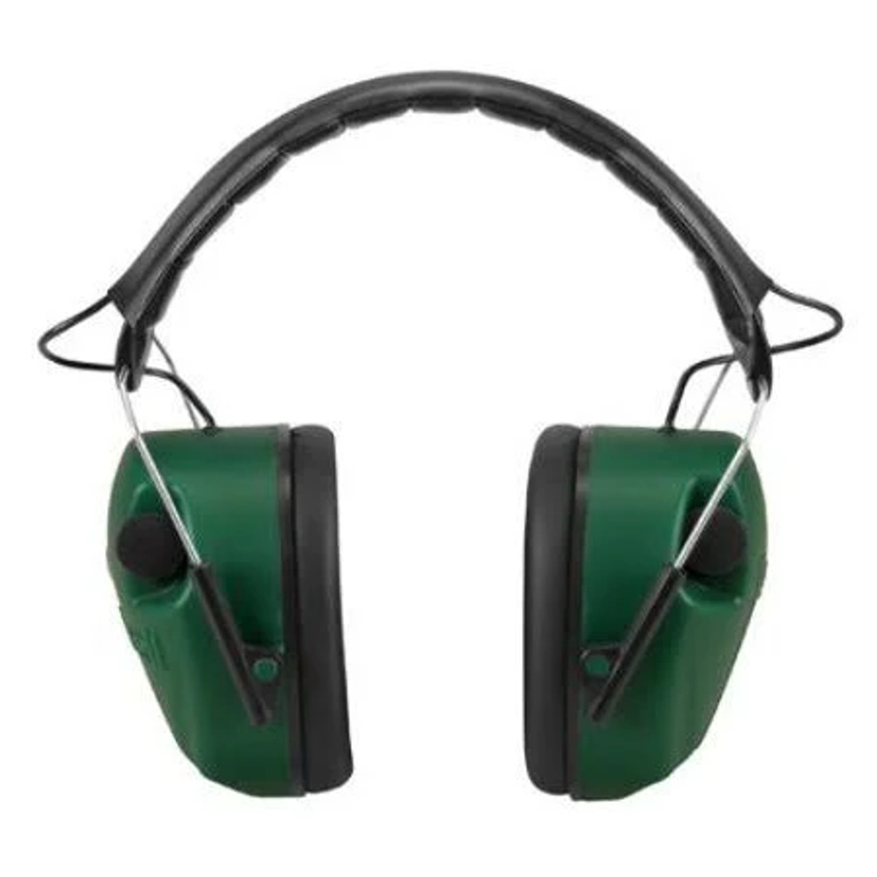 E-Max Electronic Hearing Protection
The Caldwell® E-Max® hearing protection combines great circuitry with a standard earcup for better protection. The two microphones in the E-Max amplify sounds below 85 decibels, which amplifies normal communication, range commands, and environmental sounds. Above 85 decibels, the microphones shut off to protect the shooter's hearing. Ear cup width is 1.75 inches and two AAA batteries are required but not included. Enabled with one stereo microphone in each cup, the user can localize sound from all directions. 25dB Noise Reduction Rating.
