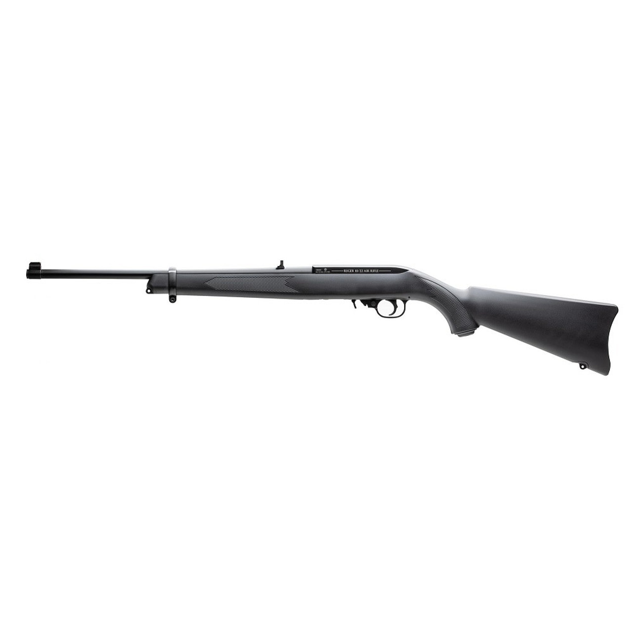 The .22lr Ruger 10/22 has been a top seller since the 1960s: well-balanced, robust and precision-built. The .177-caliber CO₂ version (2 x 12 g) from Umarex, which shoots pellets, likewise has what it takes to become a classic.

