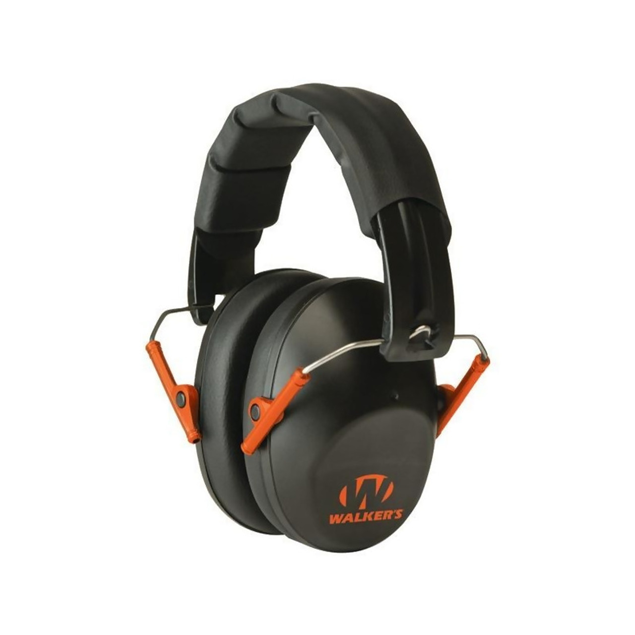 Walkers Game Ear GWP-FPM1-BKO PRO Low-Profile Folding Muff, Black & Orange
Walker’s Game Ear, the shooting and hunting industry pioneer in hearing protection, presents the PRO Low-Profile Folding Muffs. To ensure comfort, these muffs feature low-profile contoured cups, a padded headband and soft PVC ear pads all in a compact folding design. With a noise reducing rating (NRR) of 31dB, they help protect your hearing from sustained or loud sounds. These muffs sport the black finish with orange accent.  FeaturesLow-profile contoured cupsPadded headband for comfortable fitSoft PVC earpadsUltra lightweightCompact, folding designNoise reducing rating 31dBANSI S3.19-ratedBlack/Orange
