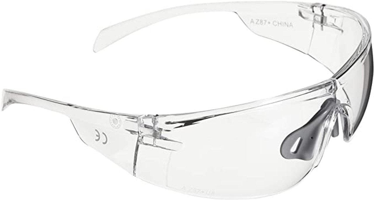 Impact Rating: Manufactured with high-impact polycarbonate transparent glass that meets ansi Z87+ impact index
Uses: sport shooting and general safety - Comfort: soft padded nose and temples
U.V. Coating: the glasses have an anti-UV coating. Coating to protect your eyes from UV rays. Rays of the sun
Anti-scratch: the lenses have an anti-scratch coating to protect them from scratches over time
Anti-fog: the glasses are covered with an anti-fog coating to prevent them from fogging in colder climates or very humid areas