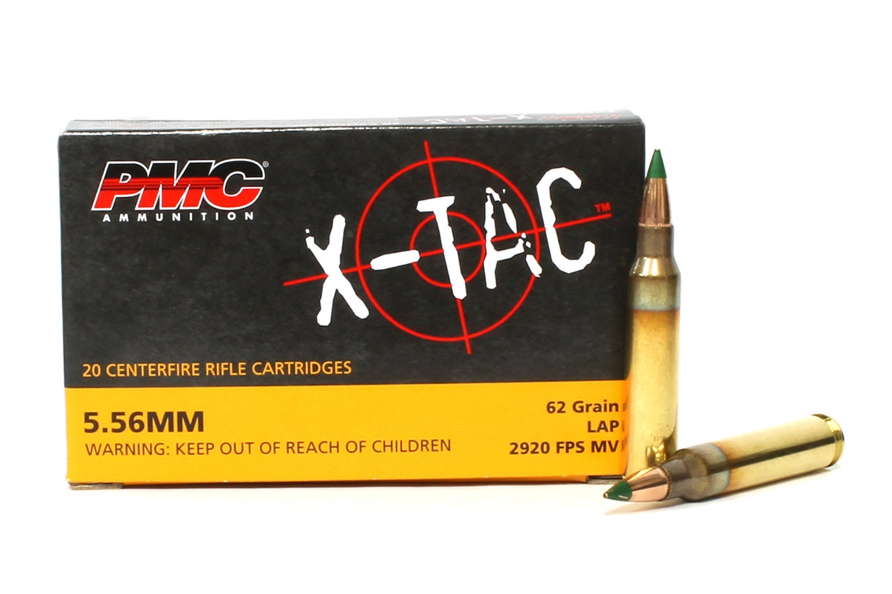 PMC 5.56 62gr Green Tip - 100rd pack