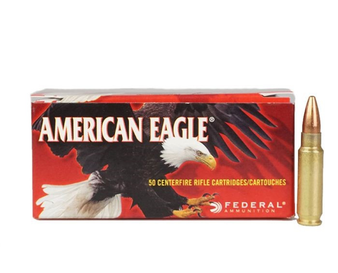 Federal American Eagle 5.7x28

Manufactured under the American Eagle line of Federal Premium Ammunition, this ammunition is loaded with clean-burning powders and Federal grade brass and primers. This non-corrosive round shoots flat, is non-expansive, and will cycle reliably through any semi-automatic, leaving you with tight groups and clean holes. American Eagle rounds provide quality unparalleled in its class. Rounds come in a reloadable brass case.

Specifications:

Caliber: 5.7x28mm
Weight: 40 Grain
Bullet Style: Full Metal Jacket
Casing: Brass
Muzzle Velocity: 1655 fps
Muzzle Energy: 243 ft. lbs.