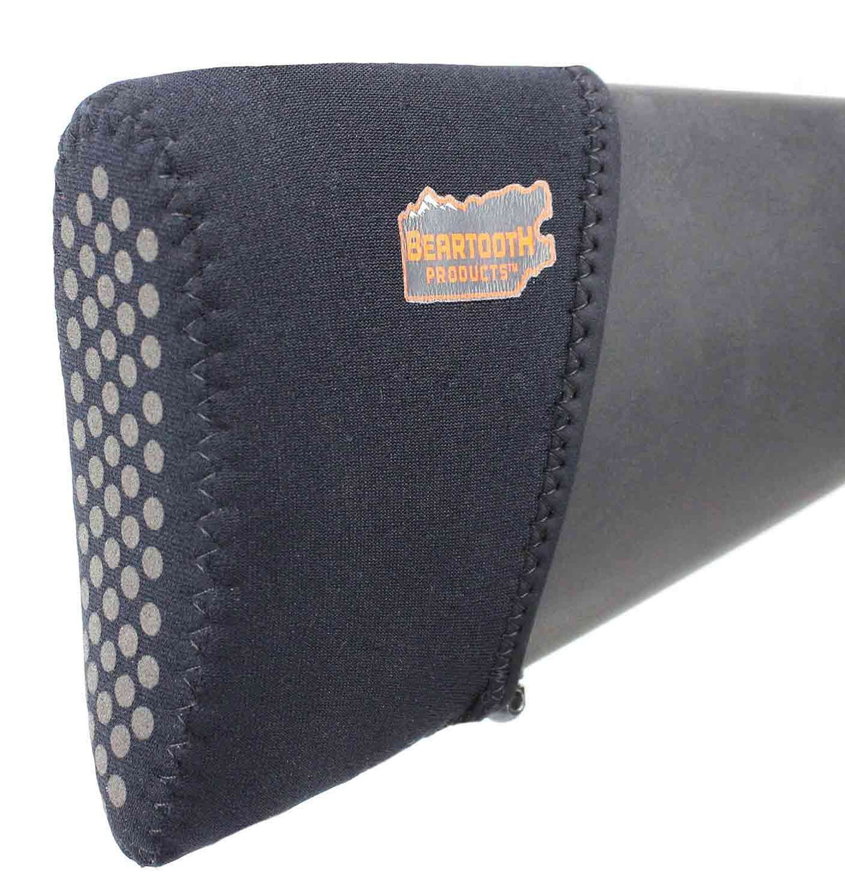 Beartooth’s Recoil Pad Kit 2.0 is by far the best way to eliminate hard-hitting recoil and properly fit your gun. The stretchy slip-on neoprene sleeve fits nearly all gunstock sizes and works excellent with both shotguns and rifles. Simply insert foam into sleeve and pull on – no more gunsmithing. Rubber backing keeps the hi-density inserts in place – which are constructed of closed cell foam, known for its exceptional high energy absorption properties. The various insert sizes can be used interchangeably to precisely achieve your desired cushioning level. Offers a superior fit and feel versus rubber slip-ons. Also great for gun fit, easily adjust length-of-pull. Another key feature in the improved 2.0 version is the angled opening, which allows for convenient swivel stud access. By reducing recoil, Beartooth’s RPK can assist in eliminating shoulder fatigue while improving your shooting accuracy. Shot after shot, the Recoil Pad Kit gets it done.