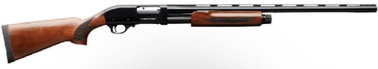 ACTION	PUMP ACTION
BARREL FINISH	BLUED
BARREL LENGTH	26"
CALIBRE	20 GA
CLASSIFICATION	NON RESTRICTED
MANUFACTURER	CHARLES DALY
MODEL	301
STOCK	WOOD
TYPE	SHOTGUN