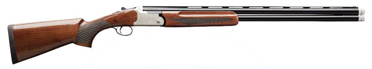 SKU:	930.244 UPC:	8053800941730 Type of Gun:	Shotgun Caliber:	12GA-3″ Action:	Break Open Barrel Length:	28″ (711 mm) Chokes:	Beretta/Benelli® Mobil Choke Thread MC-5 (SK,IC,M,IM,F) Ext. Capacity:	2 Feed In:	Manual Trigger System:	Single-Selective Mechanical Reset Stock:	Checkered Walnut Forend:	Checkered Walnut Front Sight:	Fixed Fiber Optic Safety:	Manual Weight:	7.3 lbs Length:	45″ (1143 mm) Material:	Aluminum Extraction:	Extractor Notes:	Receiver Engraved w/ Dog Scene