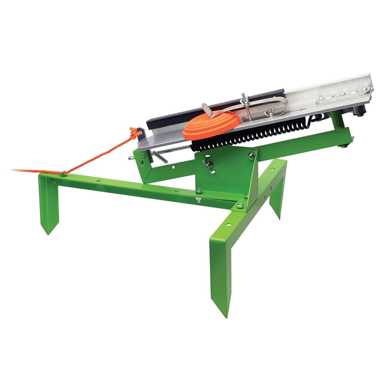 The SME SME-FCT Full Cock Trap is a steel frame thrower with stake mount or tire mount options. It throws singles or doubles, and the cushioned pad prevents target breakage in the throwing arm. It also features an adjustable tension throwing arm spring.
Throws singles or doubles
Cushioned pad prevents target breakage in throwing arm
Adjustable tension throwing arm spring
Includes manual