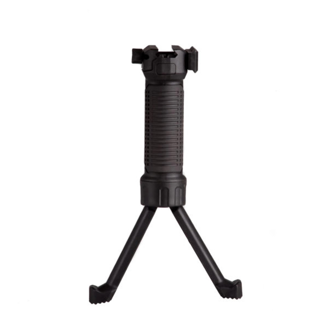 EBF POLYMER ENHANCED BIPOD FOREGRIP
IMI-EBF1


The IMI Defense EBF Polymer Enhanced Bipod Foregrip transforms fast from a vertical grip to a Bipod by the push of the thumb release button.
The EBF Bipod designed especially to fulfill its mission and stand reliable in the roughest conditions. An Ergonomic Bipod with a rubberized grip made for heavy-duty rifles due to its superior design and strength, made with a Picatinny rail allowing an optimal mounting solution. The EBP Bipod provides a solid and comfortable grip and is highly recommended for stability.
 
Features & benefits:
Made of the high-temperature resistant polymer compound
Mill standard
Strong & solid mechanism spring and legs
Reliable in rough conditions, such as mud, sand, and rain
Comes as standard with a removable Picatinny Rail
Easily adjusted to a Picatinny rail
Easy and fast to operate, thumb push-button for a quick release
Secured with Dual Quick-Release Wingnuts
Quick & easy installation, no gunsmith required
 
Made in Israel
