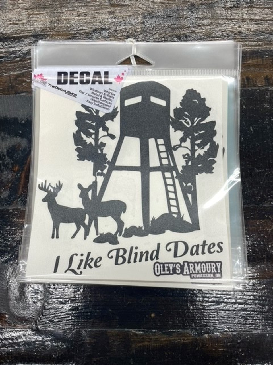 I Like Blind Dates - 5.5" x 6" Black