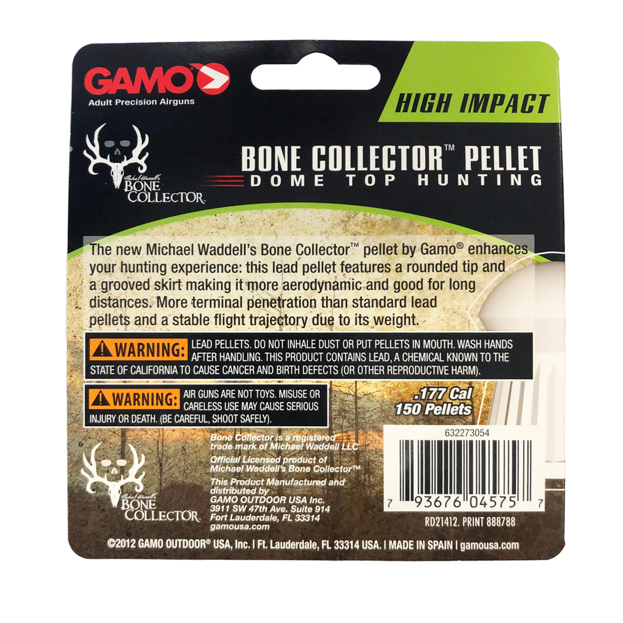 Gamo Bone Collector High Impact .177 Pellets 150/pk