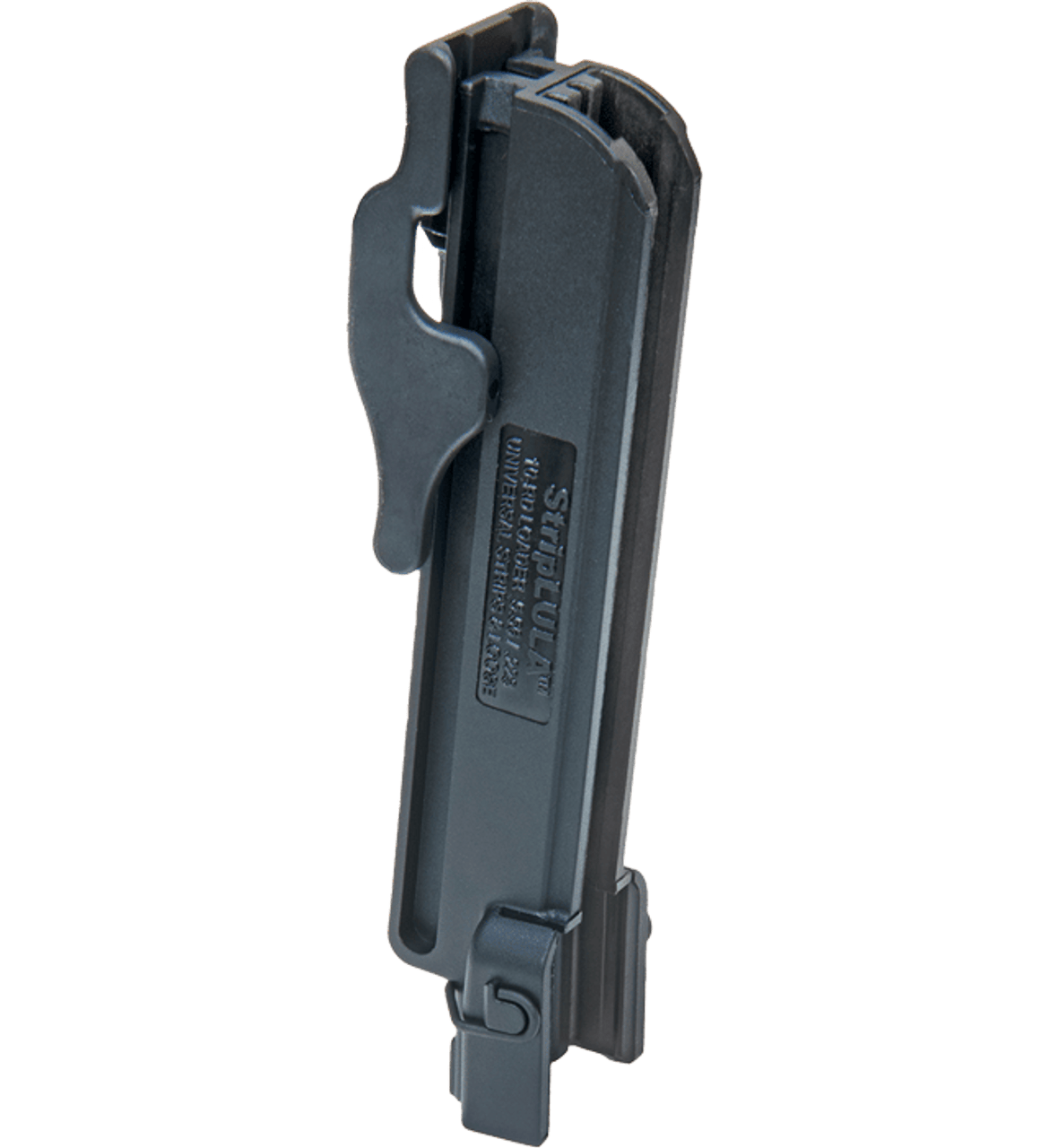 M4 / AR15 10-round universal StripLULA® loader for all 5.56 / .223 metal & polymer stripper-clips and magazines, including PMAG’s and Lancer.

 

Gen. II universal StripLULA® loader. (load rounds also from GECO (RUAG) gray stripper-clips)
Loads both 10-rd stripper-clips and 10 loose rounds.
A simple unloader.
Small & durable.
Fits all M-16 / AR-15 5.56mm type metal and polymer mags.
Fits all M-16 / AR-15 5.56mm type stripper-clips, metal and polymer, including GECO.
1/3 the size of competing loaders
 

StripLULA® loader is packed and sold without stripper clips.