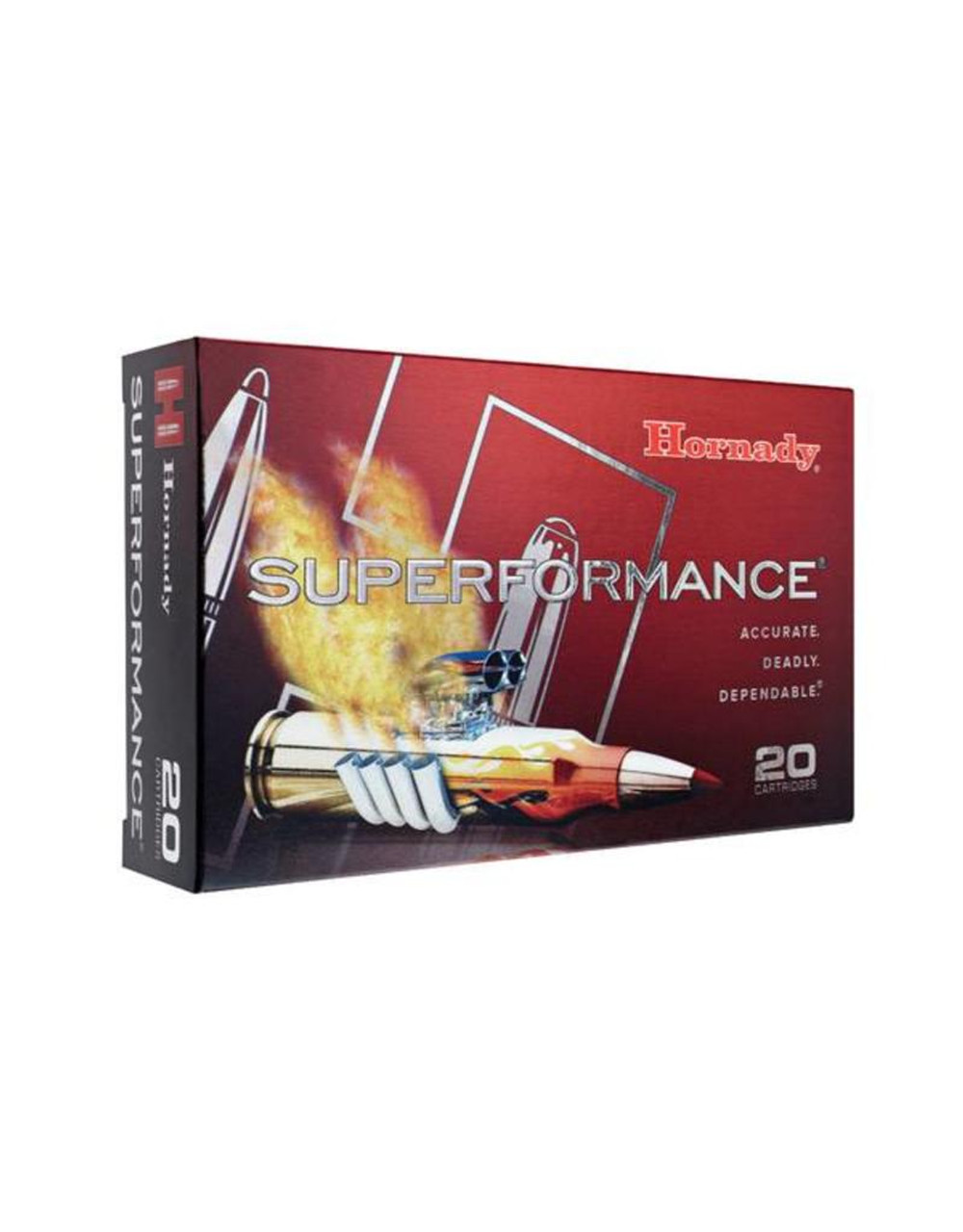 Hornady® SuperformanceTM Ammunition Shoots faster without a big-time recoil.

Add 100-200 f.p.s. to your shooting with Superformance® Ammo... works on every gun, and you won't even feel the difference! Using specialized powders, Superformance is able to use normal charge weights (more charge weight equals more f.p.s.... and more recoil) that impart all useable energy to the bullet. 

Cartridge: .35 Whelen Ammo
Bullet Weight (grain): 200
Bullet Style: SP (Soft Point)
Muzzle Velocity (FPS): 2,920
Muzzle Energy (ft. lbs.): 3,760