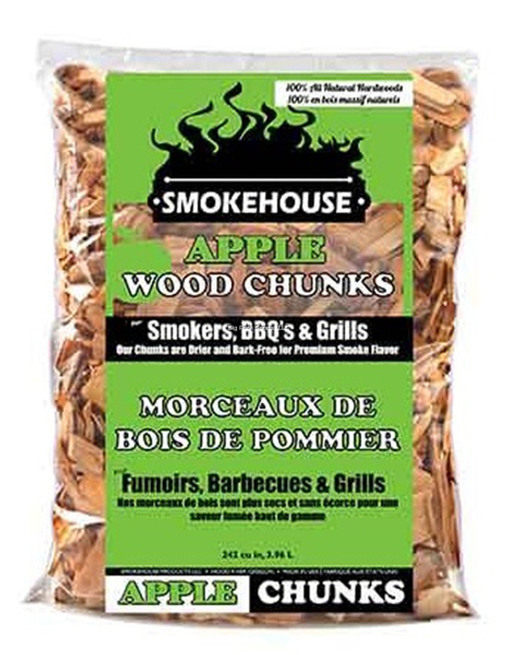 Thoroughly dried, 100% Natural-no added flavorings. Bitter tree bark removed. Bigger, chunkier pieces. Perfect for grilling & bar-b-queing!