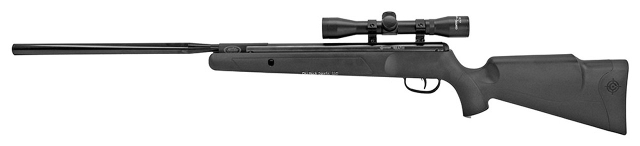 PRODUCT DESCRIPTION
With a lighter, smoother cocking force and high speed 1,200 fps velocity, the Blaze XT Break Barrel Air Rifle delivers extremely effective shooting. In addition, Nitro Piston technology reduces recoil and noise, while the synthetic stock features a thumbhole design for less felt recoil and greater accuracy. The Crosman® Blaze XT Break Barrel Air Rifle includes a CenterPoint 4x32mm scope. (PAL required)

FEATURES:
Lighter, smoother cocking force
High speed velocity
Nitro Piston technology for less recoil and less noise
Synthetic stock with thumbhole design for less felt recoil and greater accuracy
Rifled steel barrel
2-stage adjustable trigger
CenterPoint 4x32mm scope
Front and rear fiber optic sight
Dovetail mounting rail
Lever Safety
Speed: 1,200 fps (non-lead pellets) / 1,000 fps (lead pellets)
Caliber: .177
Cocking Effort: 32 lbs.
Brand : Crosman
Style : CBXT7NP1-SX