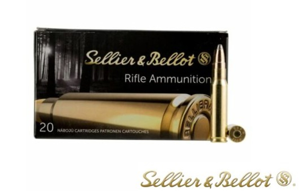 Sellier & Bellot 308 Win Rifle Ammo, 180Gr SP – 20Rds

Specifications:
Caliber: .308 Winchester
Bullet Weight: 180 Grain
Bullet Type: Soft Point
Case Type: Brass
Muzzle Velocity: 748 m/s
Package Quantity: 20 rounds