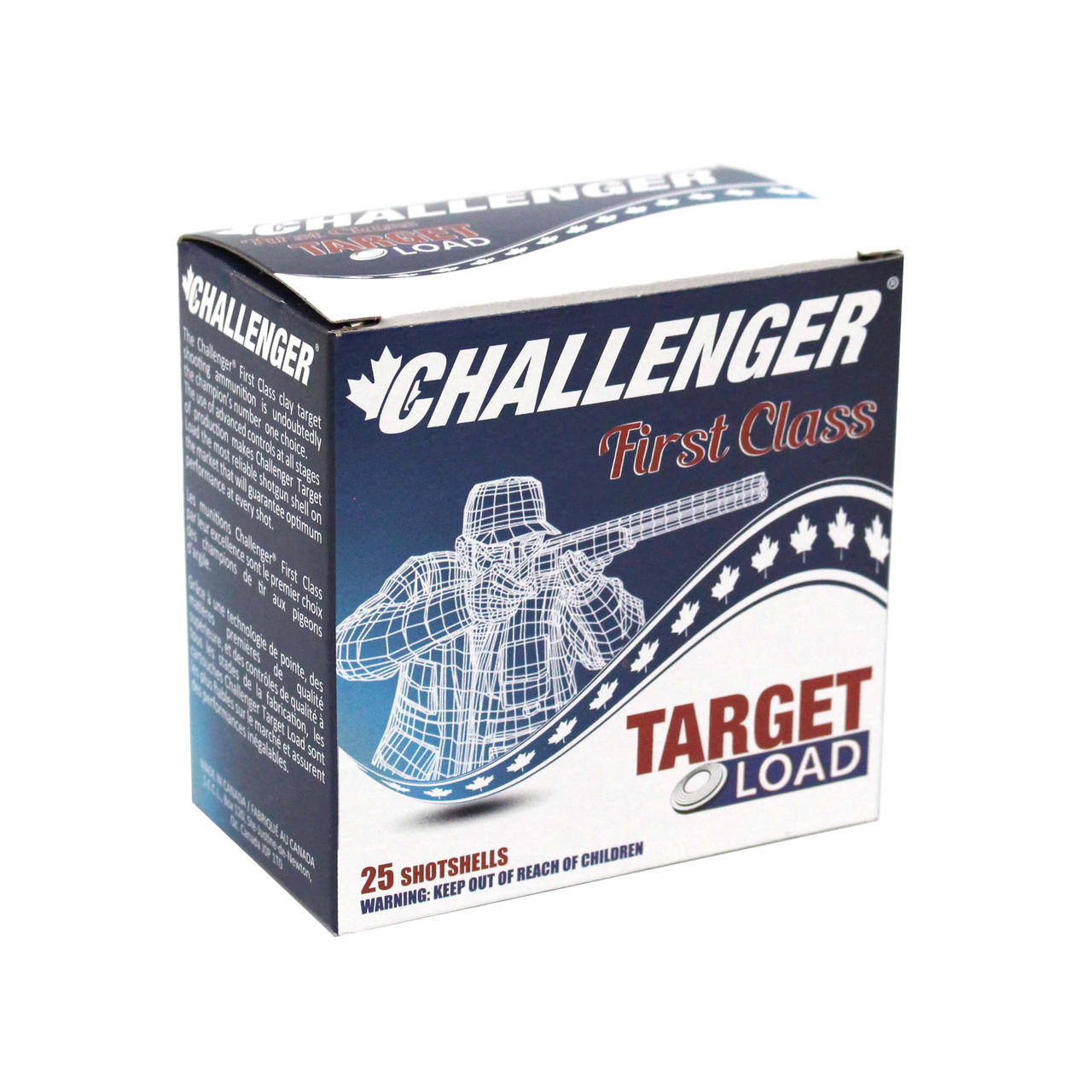12 GA TARGET INTERNATIONAL --- 25 rds
[THE CHALLENGER® 12 GA INTERNATIONAL Provide the very best in terms of patterns, performance and quality with smooth recoil .]