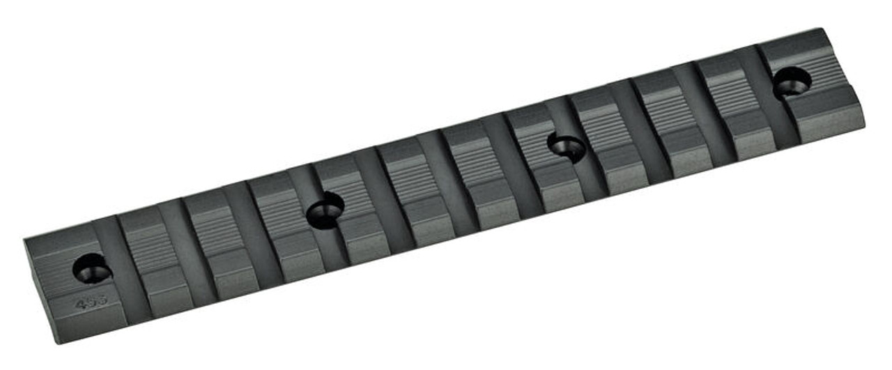 These versatile bases from Weaver help give your gun a versatile edge. Multi Slot Bases are constructed of tough, lightweight aluminum so they can withstand the most powerful recoil. They accept all Weaver Top Mount Rings and accommodate the mounting of devices such as scopes, red dots and laser optics, while allowing for optimal eye relief.
One-piece multi-slot design for maximum versatility
Made in America
Cross-lock channel accepts all Weaver cross-lock rings
Lightweight aluminum construction designed to stand up to the roughest recoil