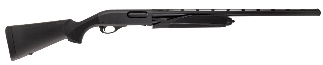 ROCK-SOLID WORKHORSE.

This All-American pump gun brings hunters the best of all worlds. Beneath no-nonsense, ready-for-work exterior of the Model 870 Fieldmaster relies on the same quality, precision, and dependability that you'll find in our legendary Model 870 Wingmaster®, but at a much more affordable price.

Like all Model 870 shotguns, this workhorse features a receiver milled from a solid billet of steel for maximum strength and reliability. The silky-smooth twin action bars prevent binding and twisting so that you'll always have the chance to get off a second shot.  Appropriately dressed for the hunt and not for the wall, each shotgun sports non-reflective black matte metalwork and a new style synthetic stock and fore-end. 

Its solid, dependable action makes it America’s favorite, and our continual upgrades make it the most advanced, well-rounded family of pump shotguns around.  Along with continually evolving designs, this shotgun’s superiority is a matter of rugged dependability, great pointing characteristics and versatility. In fact, the Model 870™ has been the standard for slide-action performance for more than 60 years.

Interchangeable Soft Face Comb (20ga models do not come with the comb insert option. See picture 4)
Enhanced Checkering Texture, Forend and Pistol Grip Stock.
SuperCell® Recoil Pad
3" Magnum Receiver (3 ½" Super Magnum Receiver for R68861 & R68862)
Drilled and Tapped for Optics
Receiver milled from a solid billet of steel for maximum strength and reliability
Improved twin action bars prevent binding and twisting for maximum strength, reliability, and a silky-smooth cycle of operation.
New Fieldmaster finish on barrel and receiver provides better durability and protection against rust.
Comes with cable lock, magazine plug, choke tube wrench and three flush Rem™ Chokes: Improved Cylinder, Modified and Full.