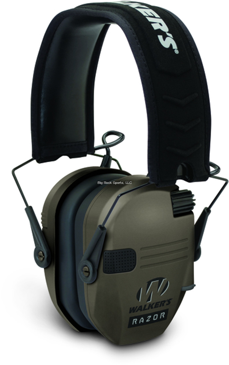 You might not think wearing ear pro while hunting or shooting is a big deal, but even the crack of a. 22 can cause irreparable damage to your hearing, so be sure to invest in these Walker's Razor Series Slim Shooter Folding Earmuffs for your hearing's sake. This isn't your everyday hearing protection. These ear muffs feature 2 omni directional microphones and a noise reduction rating of 23 dB. They also boast full dynamic range HD speakers and a sound activated compression reaction of 0.02 seconds. Enjoy independent volume controls with the recessed control knobs, as well as the audio input jack and comfortable wire frame folding headband.