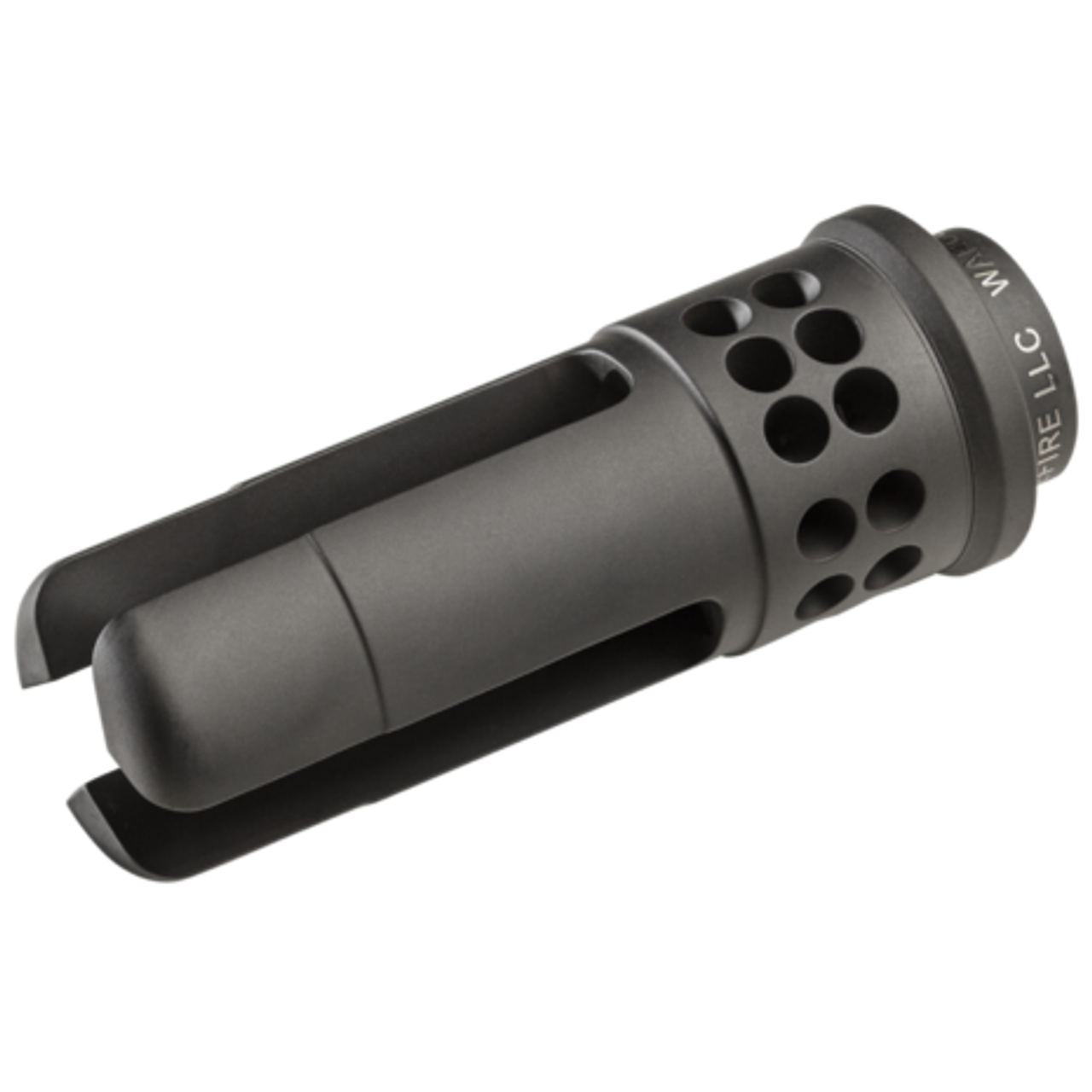 The revolutionary SureFire WARCOMP-556-M15X1 flash hider, which fits HK 417 weapons and variants with M15X1 TPI muzzle threads, is the world’s most shootable flash hider. Its patent-pending design provides three valuable functions:

It provides over 99% reduction in muzzle flash compared to a plain muzzle, which helps to conceal the shooter’s location and preserve his dark-adapted vision.
It virtually eliminates muzzle rise, which enhances monitoring of target reaction and staying on target for faster follow-up shots.
It serves as a rock-solid mounting adapter for all SureFire SOCOM Series 5.56mm Fast-Attach® suppressors, including our SOCOM556-RC model, which placed first in the most extensive and rigorous suppressor testing ever conducted by US Special Operations Command.
Precision machined from US Mill-certified heat-treated stainless steel bar stock — including high-precision single-point cut threads for optimum thread interface — the WARCOMP-556-M15X1 features an Ionbond DLC coating to provide maximum protection under harsh environmental conditions and to facilitate cleaning even after extreme use.

When used in conjunction with a SureFire SOCOM Series Fast-Attach suppressor, the WARCOMP provides multiple bearing surfaces to ensure superior suppressor alignment and prevent any ringing of tines inside the suppressor. A rear labyrinth seal mitigates gas leaking from the back of a suppressor, minimizes potential carbon buildup in the indexing system, and facilitates suppressor removal after extended firing. Every SureFire WarComp is individually inspected for concentricity and alignment.

For rock-solid mounting of a SOCOM Series suppressor, unparalleled flash reduction, and minimizing muzzle rise, there’s literally nothing like a SureFire WarComp—the world’s most shootable flash hider.

Features
Patent-pending design provides over 99% flash elimination; virtually eliminates muzzle rise
Serves as rock-solid mounting adapter for SureFire SOCOM suppressors
Multiple bearing surfaces provide suppressor alignment and prevent tines from ringing inside suppressor
Precision machined from US mill-certified heat-treated stainless steel bar stock
High-precision single-point cut barrel threads for optimum thread interface
Individually inspected for all critical dimensions, including concentricity and alignment
Ionbond DLC coating provides maximum protection against harsh environmental conditions and facilitates cleaning after extreme use
Labyrinth seals prevent carbon buildup on suppressor lock ring indexing system
Installation requires no permanent modifications to weapon
Made in the USA and backed by SureFire No-Hassle Guarantee