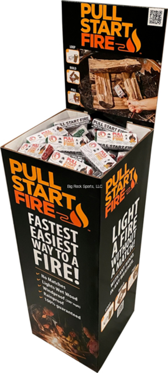 The easiest, fastest way to start a fire!

✓ No matches or lighters
✓ No kindling
✓ Lights wet wood
✓ Windproof and Rainproof
✓ Burns up to 2.5x hotter than leading brands
✓ Burns for over 30 minutes
✓ Multiple built-in safety features
✓ Satisfaction guaranteed
✓ Each Firestarter is 1”x2”x5” and weighs 4 oz.