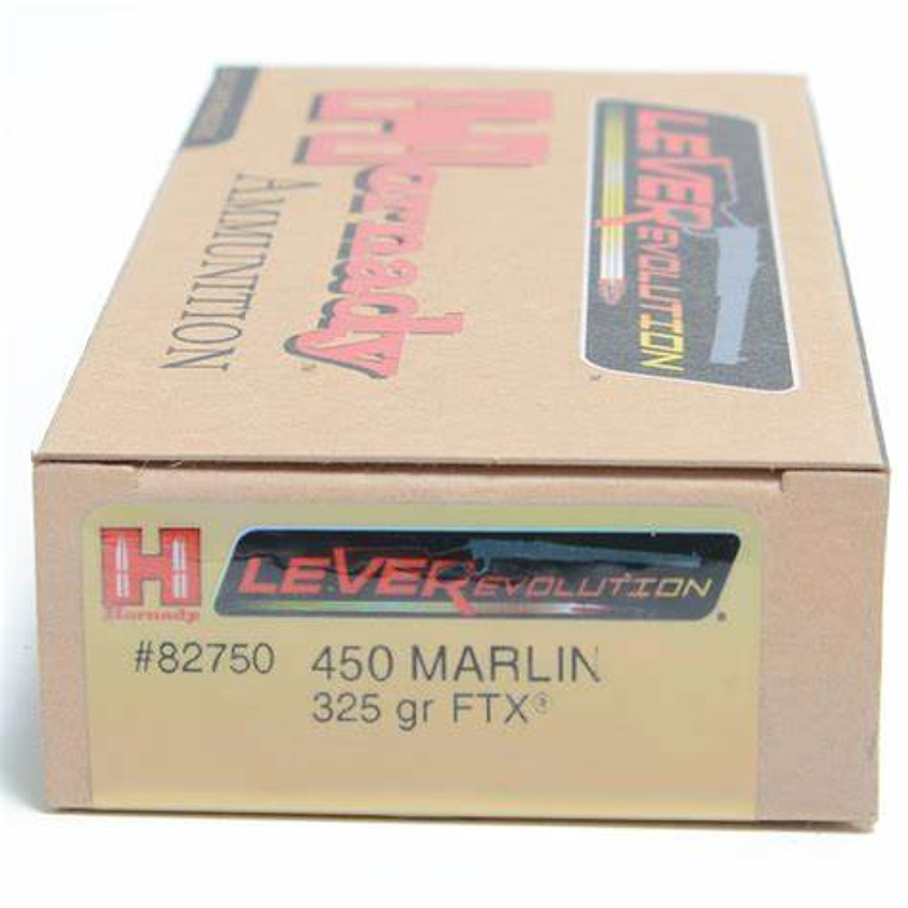 LEVERevolution® represents a breakthrough in ammo design for lever action rifles and revolvers. The key to its innovation and performance is the patented elastomer Flex Tip® technology of the FTX® and MonoFlex® bullets. Safe to use in tubular magazines, these bullets feature higher ballistic coefficients and deliver dramatically flatter trajectory for increased down range performance.

NOTE: The innovative LEVERevolution® FTX® and MonoFlex® bullet designs may require a newer magazine follower to provide best possible functioning of the last round out of the magazine in certain guns.

Ballistics Information: 

Muzzle Energy: 3572 ft/lbs
Muzzle Velocity: 2225 fps
Trajectory: -1.7"
MORE INFORMATION
More Information
SKU	3740561
UPC	090255827507
Brand	Hornady
MPN	82750
Caliber	.45 ACP
Condition	New in Box
Casing	Brass
Total Rounds	20