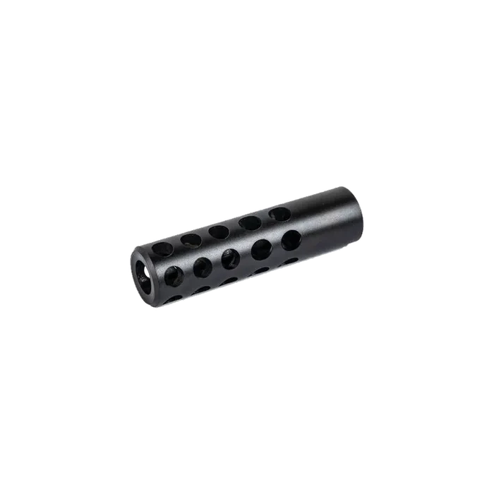 Blued muzzle brake with M15x1 pitch and Sim profile (cylindrical, visually extending the barrel) for Max 7.8mm/ 30cal rifles. Original article for Sako and Tikka rifles made by Sako, does not have logos on the article.

Ref Sako S54067687.

Examples rifles compatible with barrels equipped with M15 x 1 thread:

Tikka T3x/ T3

Sako A7

Sako 85

H&K models with M15x1 threaded barrel



Calibers: .223 Rem, 5.56x45mm, .308 Win, 7.62x51mm, .300 Win Mag, .243 Win, .270 Win, .30-06 Springfield, 7mm Rem Mag, .375 H&H Mag, 6.5 Creedmoor, .338 Federal.
