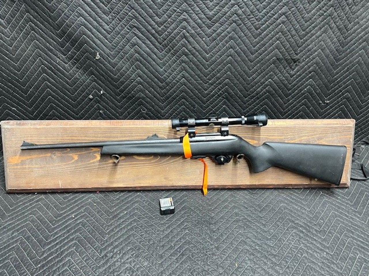 Used Remington 597 Magnum 22 wmr 20" w/2 Mags & Scope *One Mag Has Weak Spring*