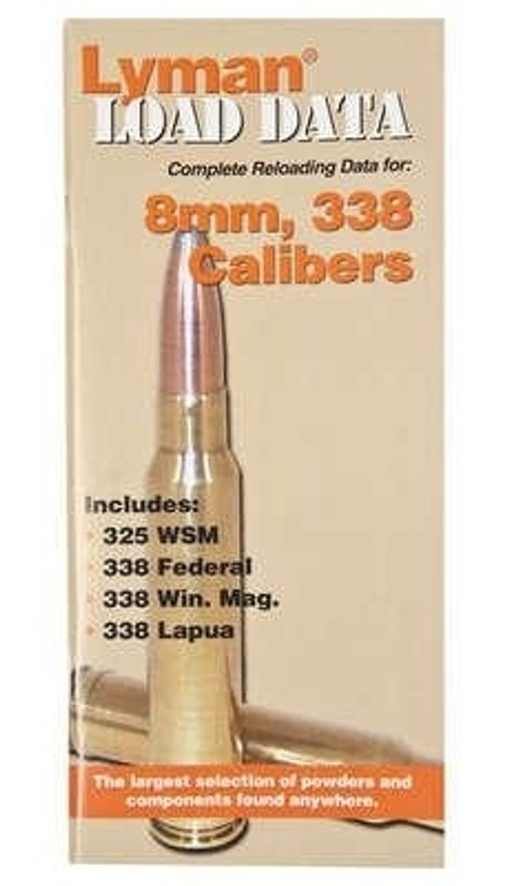 Now Lyman's load data is available by caliber or category in handy books. Load Data Books are ideal for the reloader who only wants to reload for select calibers. Like all Lyman Handbooks, these cover all popular brands of powder, primers and bullets, even cast bullets.