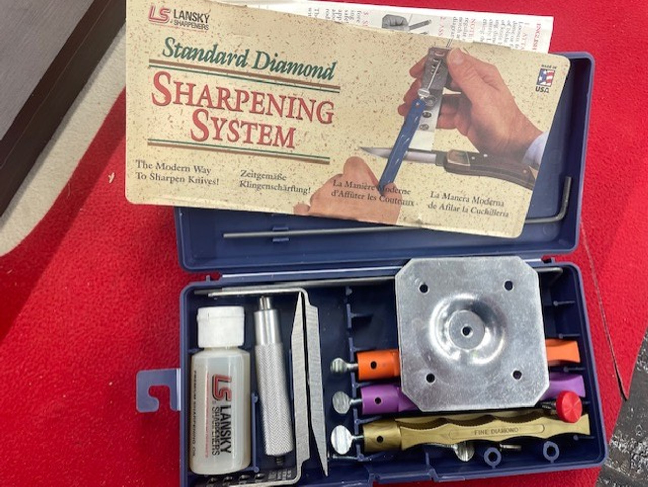 Used Lansky Standard Diamond Sharpening System
