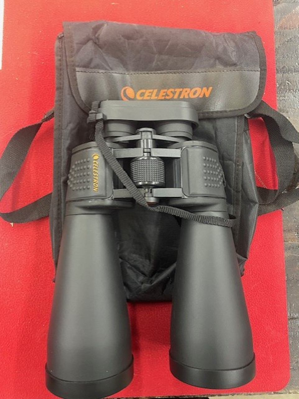 Used Celestron SkyMaster 15x70 Long Eye Relief Binoculars w/Soft Case