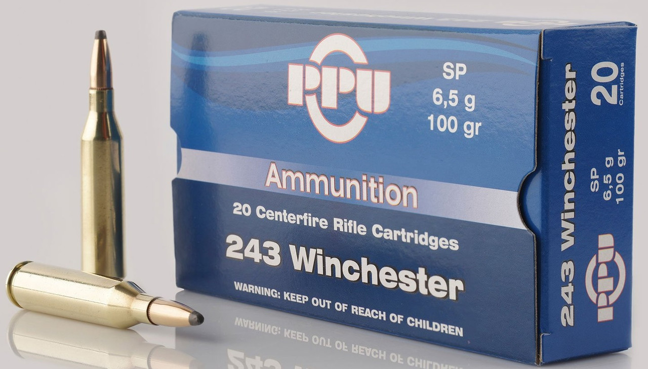 Prvi Partizan produces high quality and consistent ammunition, including this 243 Winchester ammo! Prvi Partizan creates custom ammunition for competition, indoor ranges, and big game hunting, but this ammo is ideal for hunting and target practice. The 243 Winchester by Prvi Partizan ammunition is loaded with a 100 grain Soft Point bullet. Soft point bullets feature a soft lead exposed nose that creates a controlled expansion on impact. This 243 Winchester ammo by Prvi Partizan is reloadable, featuring brass casing and Boxer primer. This Prvi Partizan 243 Winchester is new production, non-corrosive ammunition.