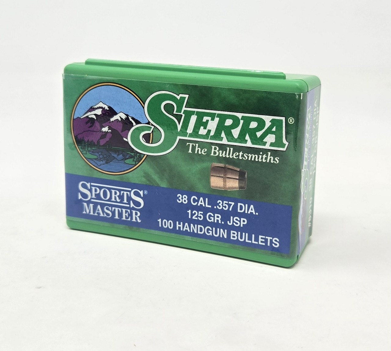 Accuracy at 50 to 100 yards and tough construction were the main design criteria for the 125 grain #8310 bullets when they were introduced in 1970. Accuracy rivaling the best target grade wadcutters makes this an exceptional hunting bullet for the 357 Magnum or larger cartridges in handguns or rifles when deep penetration and expansion are required. Best suited to medium game and heavy loads, each bullet is also right at home on the Handgun Silhouette range.

*Sierra Bullets are not loaded ammunition. What you are purchasing are bullets only and will need to be loaded into ammunition in order to be fired from a firearm.

Diameter (inches)	
0.357

Weight (grains)	
125 Gr.

Sectional Density	
0.14

Ballistic Coefficients and Velocity Ranges	
.133 @ 1300 fps and above .155 between 1300 amd 900 fps .140 @ 900 fps and below

Box Count	
100 Bullets