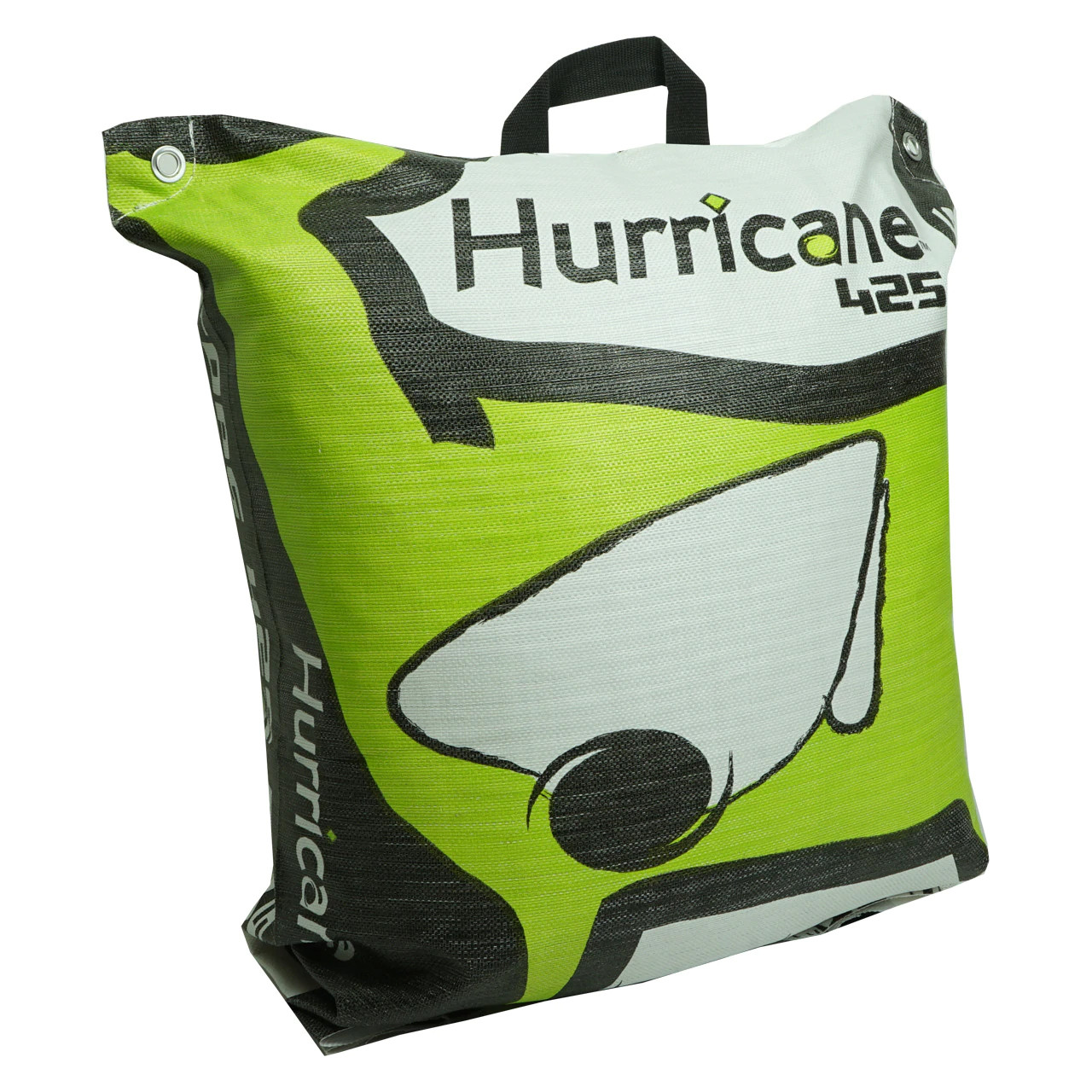 FIE-60450 - Hurricane H20 Crossbow bag target features high visibility aiming points, off-center deer vitals design, and a heavy-duty handle. Designed for crossbows and high-speed bows, the Hurricane targets feature highly visible shooting "eyes" (with bright orange centers) that are easy to see against the bright colored background, even at longer ranges.

• Provides two side for practice shooting

• High visibility aiming points
• Off-center deer vitals

• Designed for crossbows

• Heavy-duty handle