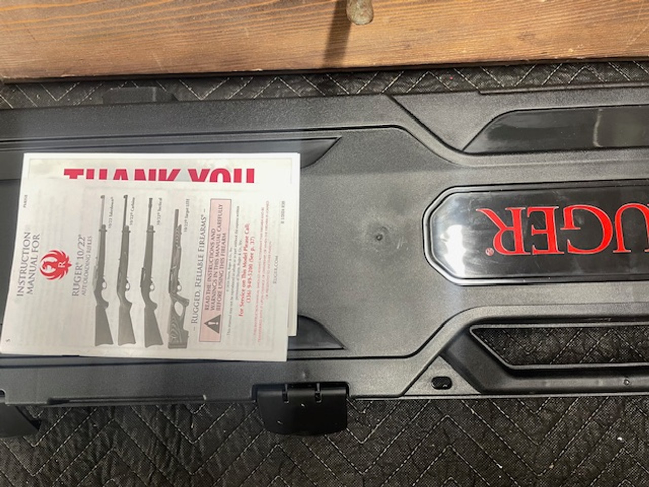Used Ruger 10/22 22lr 10rds w/Branded Hard Case & Manual