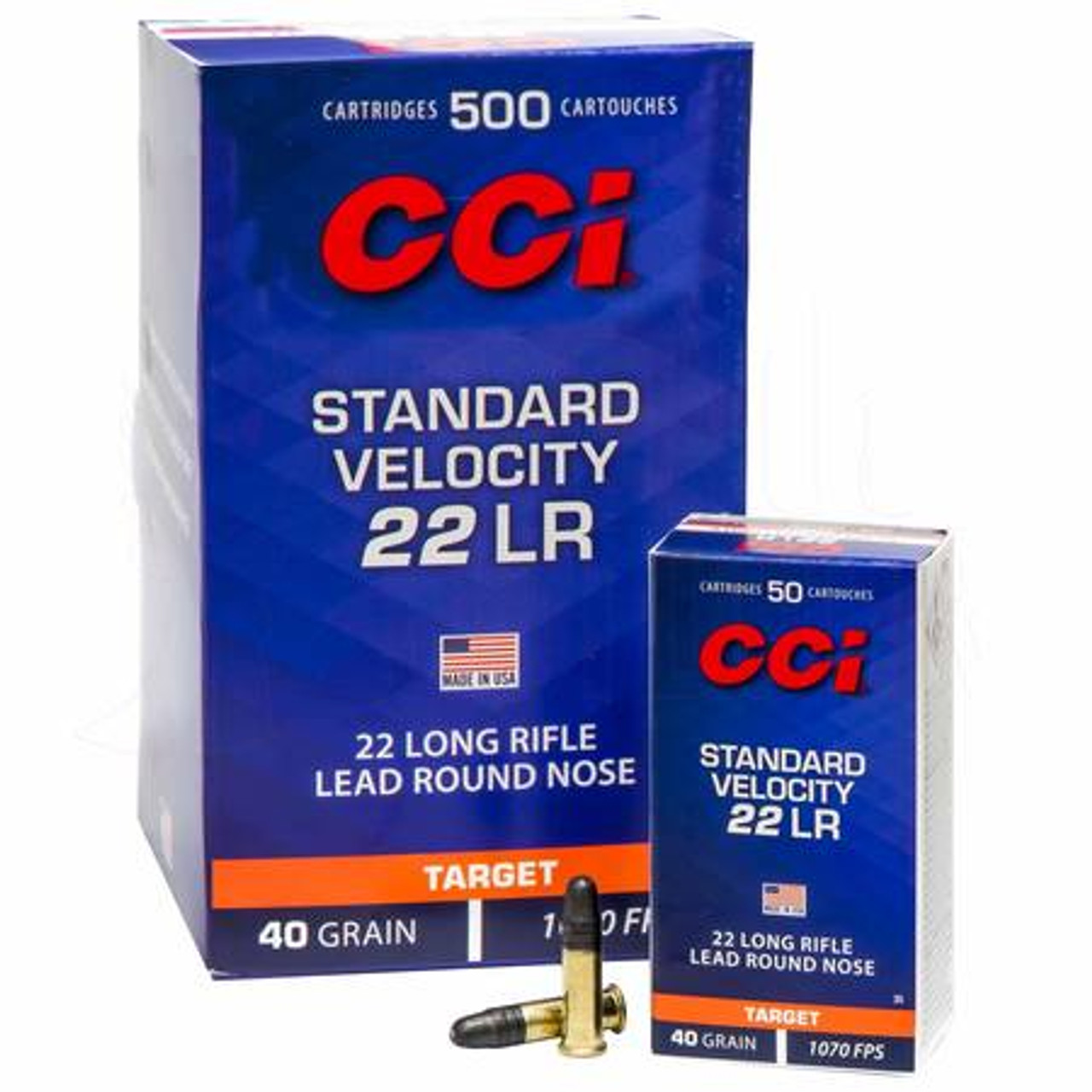 CCI  500 Standard Velocity .22LR  - Brick of 500