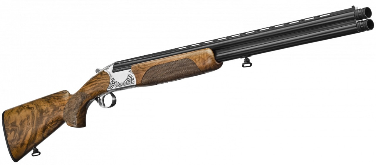 An elegant shotgun for shooters who require more than just accuracy and reliability from their weapon. The bass is made by CNC machining, chrome-plated, polished and provided with hand engraving. The stock of selected Turkish walnut (Grade III) has a beautiful drawing. This model is equipped with ejectors and a single trigger mechanism with a choice of the order of the main shot.
CZ Supreme Field Over/Under Shotgun 
Whether you’re a clayshooter or a hunter, nothing quite matches the feeling of shooting a bespoke shotgun. We do a number of custom, built-to-order shotguns each year and for 2018 wanted to introduce a high-grade production gun that carries the flair of these customs but at a bit better price point. With deep relief engravings cut by hand, the Supreme Field is fitted to a Grade III stock that shows off the grain structures that Turkish walnut is famous for. With our one-piece CNCed receiver finished in a polished nickel chrome, the Supreme Field is chambered in 12, 20 and 28, with automatic ejectors standard on all three gauges.
Its full forend is sharply-checkered and a solid mid-rib both adds to the class and gives this 28″ barreled shotgun a smooth swing. Shipped in a protective hard case with five interchangeable extended chokes.
Specifications:
Firearm Type: Shotgun
Purpose: Hunting
Chambering: 12 Gauge
Max Shell Length: 3"
Barrel Length: 28"
Chokes: Includes 5 (F,IM,M,IC,C)
Stock: Grade 3 Turkish Walnut
Length of Pull: 14-1/2"
Receiver Finish: Polished Nickel Chrome
Barrel Finsh: Gloss Black Chrome
Ejector Extractor: Ejectors
Rib: 8mm Flat Vent
Overall Length: 45.75"
Weight: 7.9 lbs
Comb: 1-3/8"
Heel: 2-1/4"
Trigger Mech: Mechanical, Selectable For Barrel
Safety: Manual Tang Safety
Part #: 1002-7001M An elegant shotgun for shooters who require more than just accuracy and reliability from their weapon. The bass is made by CNC machining, chrome-plated, polished and provided with hand engraving. The stock of selected Turkish walnut (Grade III) has a beautiful drawing. This model is equipped with ejectors and a single trigger mechanism with a choice of the order of the main shot.
CZ Supreme Field Over/Under Shotgun 
Whether you’re a clayshooter or a hunter, nothing quite matches the feeling of shooting a bespoke shotgun. We do a number of custom, built-to-order shotguns each year and for 2018 wanted to introduce a high-grade production gun that carries the flair of these customs but at a bit better price point. With deep relief engravings cut by hand, the Supreme Field is fitted to a Grade III stock that shows off the grain structures that Turkish walnut is famous for. With our one-piece CNCed receiver finished in a polished nickel chrome, the Supreme Field is chambered in 12, 20 and 28, with automatic ejectors standard on all three gauges.
Its full forend is sharply-checkered and a solid mid-rib both adds to the class and gives this 28″ barreled shotgun a smooth swing. Shipped in a protective hard case with five interchangeable extended chokes.
Specifications:
Firearm Type: Shotgun
Purpose: Hunting
Chambering: 12 Gauge
Max Shell Length: 3"
Barrel Length: 28"
Chokes: Includes 5 (F,IM,M,IC,C)
Stock: Grade 3 Turkish Walnut
Length of Pull: 14-1/2"
Receiver Finish: Polished Nickel Chrome
Barrel Finsh: Gloss Black Chrome
Ejector Extractor: Ejectors
Rib: 8mm Flat Vent
Overall Length: 45.75"
Weight: 7.9 lbs
Comb: 1-3/8"
Heel: 2-1/4"
Trigger Mech: Mechanical, Selectable For Barrel
Safety: Manual Tang Safety
Part #: 1002-7001M