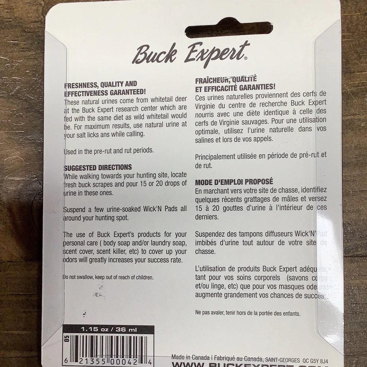 Buck Expert Dominant Buck Urine - 36ml