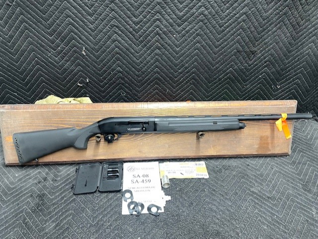 Used Weatherby SA-08 Youth 20 Gauge 3" 24" Semi w/Chokes, Manual & Heavy Load Piston