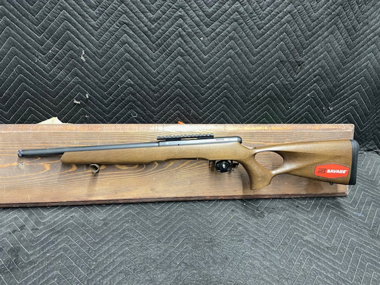 Used Savage B22 22lr 16.5" Thumbhole Stock HB