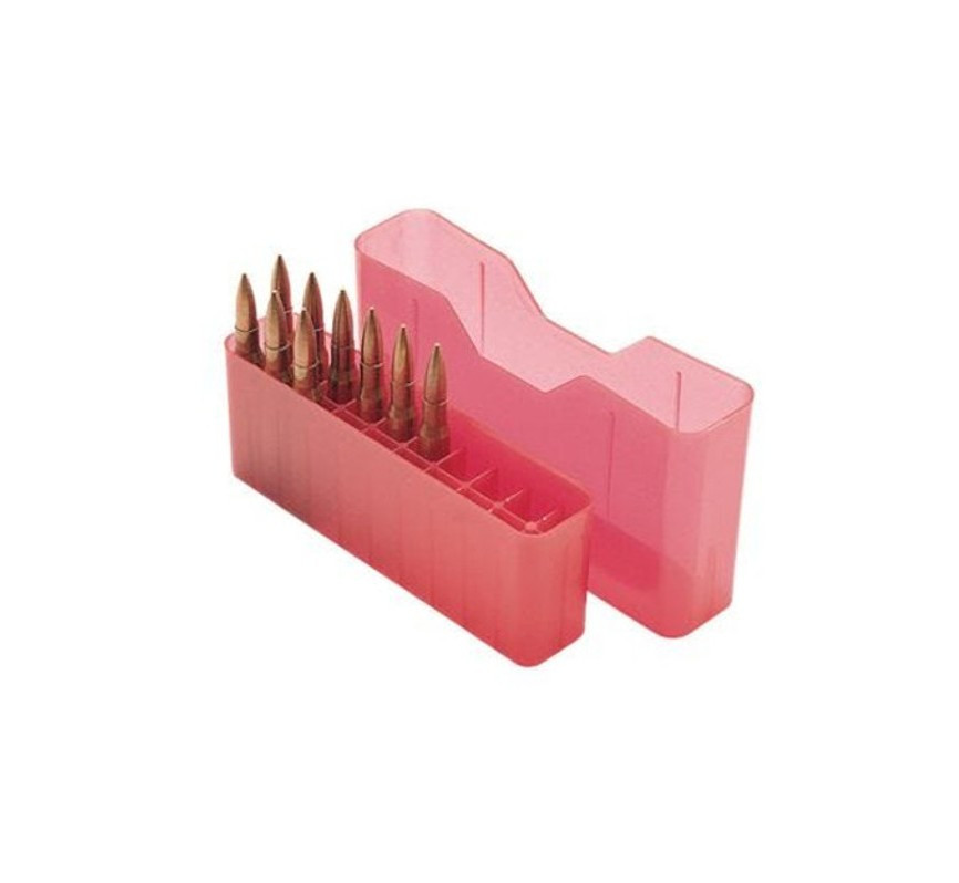 MTM CASE-GARD J-20 series ammunition cases are a favorite of rifle enthusiasts throughout the world. Made of virtually indestructible polypropylene that will not warp, crack, chip, peel, expand or contract. The CASE-GARD J-20’s are available in five sizes. All rounds are listed bullet up position.

Some reloaders don't like the lid touching there bullets, so the lid dimension below is for them. There are a lot of reloaders that expand the case as much as half inch and claim no problems with accuracy.

J-20-LLD-

26 / 28 / 30 / 33 Nosler, 260 Rem., 6.5-08 A-Square, 257 / 270 / 300 / 338-378 / 340 / 375 / 6.5-300 / 7mm Wby. Mag., 264 / 300 / 330 / 338 / 458 Win. Mag., 300 / 375 H&H Mag., 300 / 338 / 375 / 7mm / Rem. Ultra Mag., 30 Super Flanged, 300 / 330 / 375 / 416 Dakota, 300 PRC, 303 Brit., 308 / 358 Norma Mag., 358 STA, 25-284 / 38-72 / 405 Win., 400 / 400-350 Nitro Exp, 400-360 Thin Rim Purdey, 404 Jeffery, 40-65 Sharps Str., 444 Marlin, 375 Ruger, 6.5-284 Norma, 6.53 Scramjet, 6.5x52 Ital., 6.5x57 Rimmed, 7.21 Firebird, 7mm Rigby, 7x61 S&H, 416 / 6.5 / 7mm / 8mm Rem. Mag., 416 Taylor, 458 Lott, 6.17 Spitfire, 7mm STW, 7.5x 54 Swiss, 7.62x54R, 8x64 Brenneke, 8x65 Rimmed, 8x68S Mag., 9.3x62, 9.3x82 Rimmed, 9.5x57, 10.75x68 Mauser.

Lid is at 3.84" OAL.