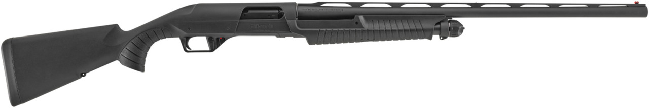 Benelli Nova 3

The Benelli Nova 3 is the next generation of purpose-built pump shotguns, engineered for superior handling, durability, and performance. By integrating legendary M4 engineering with innovative Poly-Mod construction, Benelli has created a lighter, faster, and more responsive pump-action shotgun designed to excel in any environment.

When the original Nova debuted, it redefined what a pump shotgun could be—proving that innovation in shotgun technology was far from over. The Nova 3 builds on that legacy, delivering M4-inspired reliability and performance in a rugged, quick-handling design. Whether in the field or on the range, the Nova 3 is built to be Lighter, Faster, and Always Ready.

Features:

Ultra Reliability - 3" chamber leads to a 14% shorter cycling stroke compared to the original Nova making it much faster. Plus the incorporated M4 bolt-face gives the Nova 3 ultra reliability. 
Cutoff Button - The button on the underside of the forend activates a shell stop, allowing a chambered shell to be removed without releasing rounds from the magazine.
Legendary Engineering - Poly-mod constructed for responsive handling and unwavering performance, the Nova 3 includes a crisp trigger and ergo-evovled diamond grip stock - one of the best gripping surfaces on the market. 
Recoil Reduction - Durable recoil pad provides greater recoil reduction.
Quick to Target - Red-bar front sight allows for faster target acquisition.
Specifications:

Stock Finish: Black Synthetic
Receiver Finish: Black Synthetic
Barrel Finish: Black Synthetic
Gauge: 12 Gauge
Chamber Size: 2 3/4", 3"
Barrel Length: 28"
Stock Configuration: Standard
Hand Dominance: Right Handed
Chokes: IC, M, F
Magazine Capacity: 4+1
Sight: Red-bar front
Action: Pump
Length of Pull: 14-1/8"
Drop at Heel: 2-3/8"
Drop at Comb: 1-3/8"
Length: 49.5"
Weight: 6.7 lbs
Part #: 20501