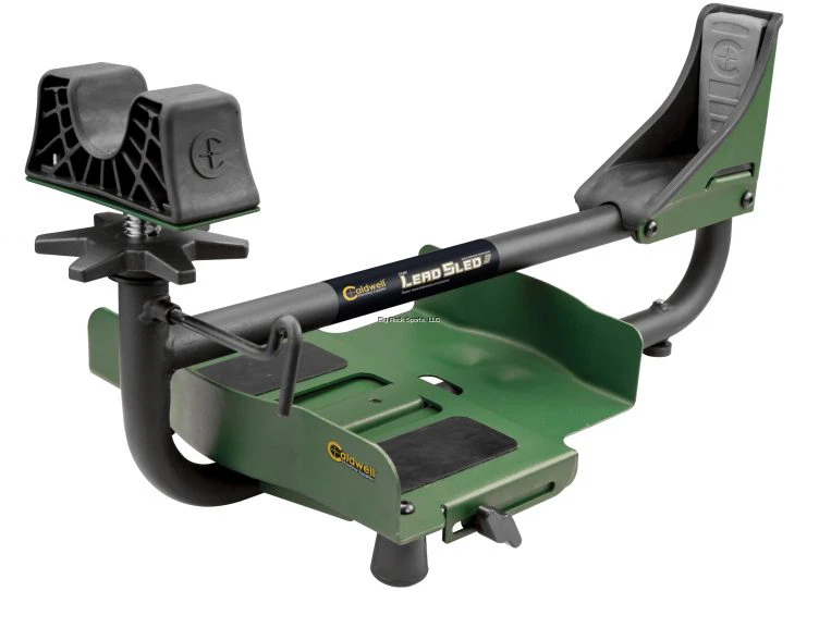 Caldwell 820310 Lead Sled 3


The Lead Sled® 3 has become the standard in weight reduction shooting rests. The Lead Sled 3 reduces felt recoil by up to 95% while securely holding your gun on target. The new Skeletonized front rest secures your gun with its non-marring surfaces. The improved rear buttstock cradle uses top of the line Shock Eliminator Technology and has a non-marring cradle to keep your gun in place. Rear elevation and front fingertip adjusts elevation to allow for precise adjustments.

Secure Your Sled

Secure your Lead Sled 3 with sandbags. The unique weight tray adjusts to accommodate a variety of weight types, including 25 pound barbell weights, sandbags, or lead shot.

Reduce Recoil

Like the Lead Sled Plus, the Lead Sled 3 reduces recoil by up to 95%.

Front Focus

The new molded front rest is soft to touch, but firm for increased stability. It also features a 'no wobble' elevation ram to keep your focus on the target.

Features
Reduces recoil up to 95%
Will hold up to two 25 lb. bar bell weights
Holds up to 100 lbs. of lead shot