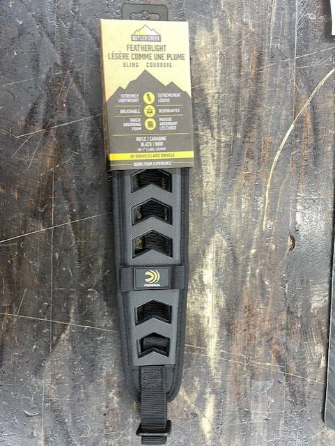 Butler Creek Featherlight Sling - Black w/Swivels & 2 Bullet Loops