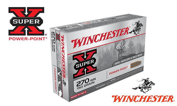 Winchester Super X 270 win 150g Power-Point - 20rds